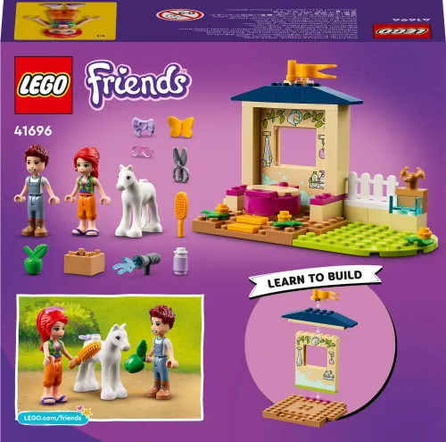 LEGO 41696 Friends Kąpiel dla kucyków w stajni