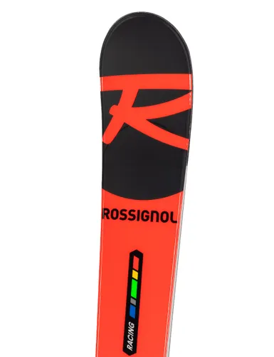 Narty gigantowe sportowe dziecięce ROSSIGNOL ATHLETE GS PRO + wiązanie LOOK NX7 z GRIP WALK - Długość (cm) - 158