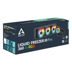Chłodzenie wodne ARCTIC Liquid Freezer III Pro 360 ARGB Czarny