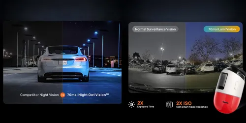 Wideorejestrator 70MAI X800 4K + karta pamięci 128GB