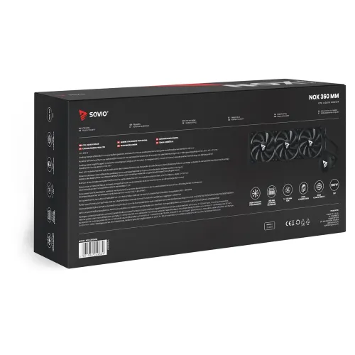 Chłodzenie Savio NOX 360mm Czarny