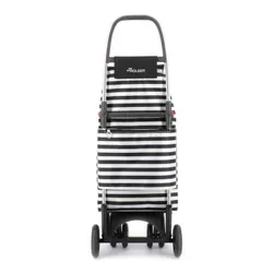Wózek na zakupy składany Rolser I-Max 4 LT Tour Marina - white / black