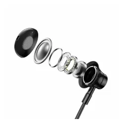 Słuchawki bezprzewodowe USAMS YQ24 Series Douszne Bluetooth 5.3 Czarny