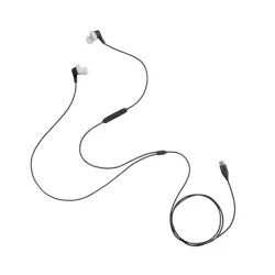 Słuchawki przewodowe JBL Endurance Run 3C USB-C Dokanałowe Mikrofon Czarno-szary