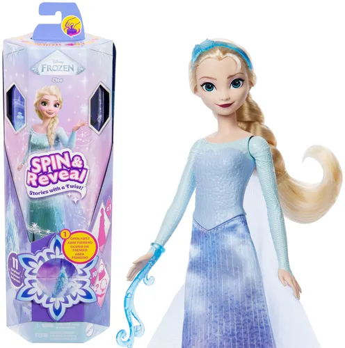 Lalka DISNEY FROZEN Kraina Lodu Elsa Zakręć i odkryj JBG59