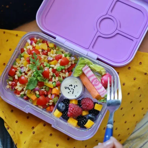 Yumbox Panino Orta Dikdörtgen Öğle Yemeği Kutusu-wow red / shark