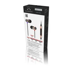 Słuchawki przewodowe SoundMAGIC E10C Dokanałowe Mikrofon Złoty