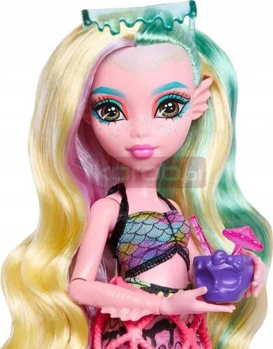 LALKA MONSTER HIGH Lagoona Blue zestaw Scare-adise Island Snack Shack HRP70