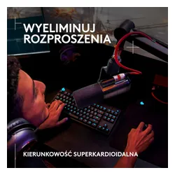 Mikrofon Logitech Yeti Studio Przewodowy Dynamiczny Biały