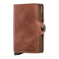 Podwójny portfel RFID Secrid Twinwallet Vintage - cognac / brown