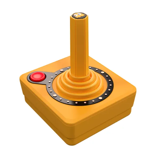 Joystick Atari CX40+ Pac-Man Edition do Atari 2600+ / 7800+ Bezprzewodowy Pomarańczowy