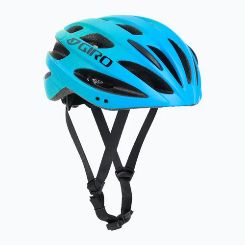 Kask rowerowy dziecięcy Giro Raze Jr matte blue/lime