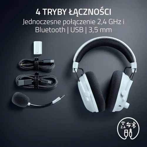 Słuchawki bezprzewodowe z mikrofonem Razer BlackShark V3 Pro NiKo Edition Nauszne ANC