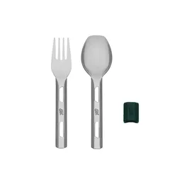 Termos obiadowy Esbit Classic Food Jug with Cutlery Set 0,5L - forest green