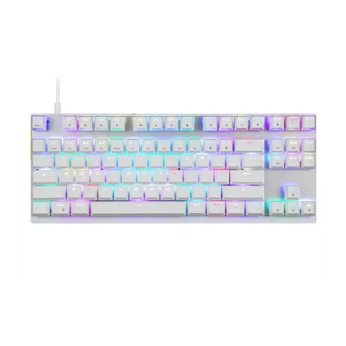 Klawiatura mechaniczna Motospeed K82 RGB - Outemu Red - biały