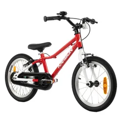 Rower dziecięcy KARBON Superlight Automatic 16 cali dla chłopca Czerwony