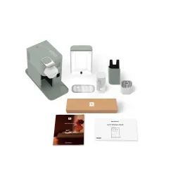 Ekspres na kapsułki Nespresso Delonghi Lattissima EN510.GR Szerokość 15,4cm Zielony