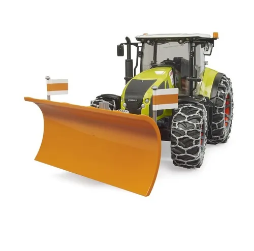 BRUDER Traktor Claas Axion 950 z pługiem do śniegu