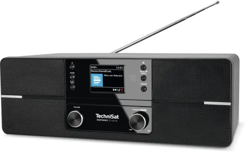 Radioodbiornik TechniSat DigitRadio 370 CD IR Radio FM DAB+ Internetowe Bluetooth Czarny