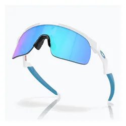 Okulary przeciwsłoneczne dziecięce Oakley Resistor polished white/prizm sapphire