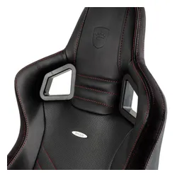 Fotel Noblechairs EPIC Black Red Gamingowy do 120kg Skóra ECO Czarno-czerwony