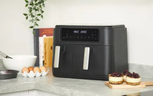 Air Fryer Frytkownica beztłuszczowa HADEN HAD214065 2400 W HADEN 9.5L podwójnym koszem