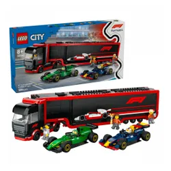 LEGO City bricks 60445 Грузовик Формулы-1 с машинами Формулы-1 RB20 и AMR24