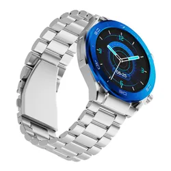 Smartwatch IMIKI Xplorer Oyster Srebrno-niebieski