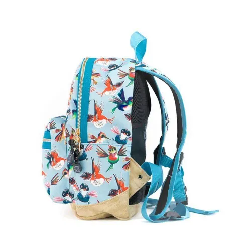 Rucsac pentru copii Pick & Pack Birds s-Dusty blue