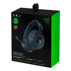 Słuchawki bezprzewodowe z mikrofonem Razer Kraken V4 Nauszne Czarny