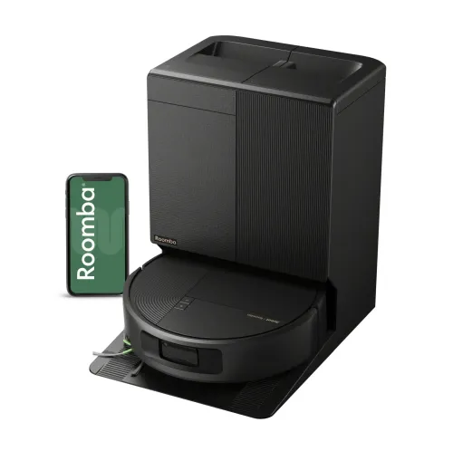 Robot sprzątający iRobot Roomba 675 Combo Czarny Funkcja mopowania Stacja oczyszczająca Tworzenie mapy pomieszczenia 63dB
