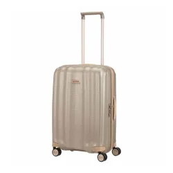 Walizka średnia Samsonite Lite-Cube Prime - matt ivory gold