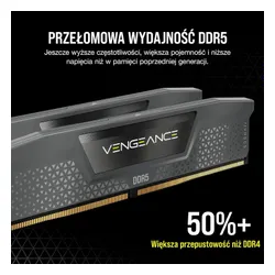 Pamięć RAM Corsair Vengeance DDR5 32GB (2 x 16GB) 4800 CL40 (czarny)