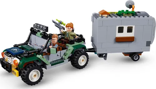 Конструктор Lego Jurassic World столкновение с бариониксом: охота за сокровищами (75935)