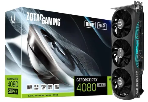 Karta graficzna Zotac GeForce RTX 4080 Super Trinity Black Edition 16GB GDDR6X 256bit DLSS 3