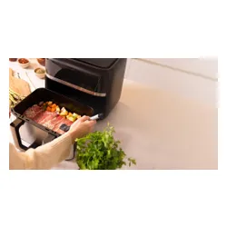 Air Fryer Frytkownica beztłuszczowa CECOTEC Cecofry Dual 9000 9l 6 automatycznych programów