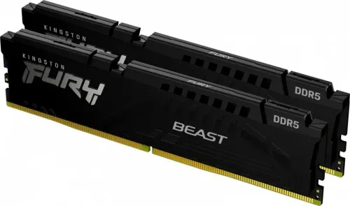 Pamięć RAM Kingston FURY Beast DDR5 32GB (2 x 16GB) 6400 CL32 EXPO Czarny