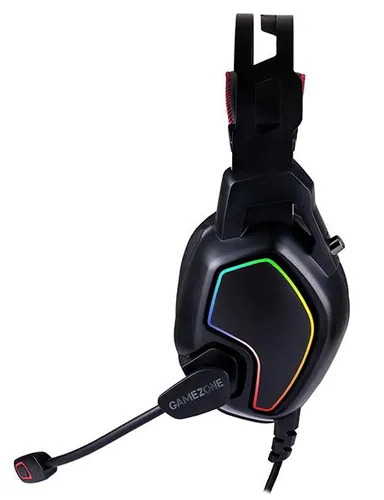 Słuchawki przewodowe z mikrofonem Tracer GameZone Raptor V2 RGB Nauszne Czarny