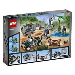 Конструктор Lego Jurassic World столкновение с бариониксом: охота за сокровищами (75935)