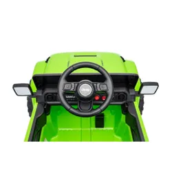 Auto Na Akumulator Jeep Rubicon 2X200W 24V Eva Skóra LED Pilot Radio MP3