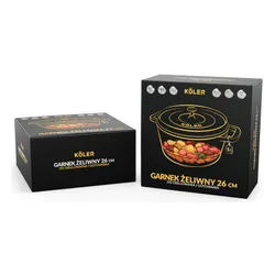 Garnek żeliwny KOLER KEM-04 5L
