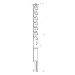 Wiertło udarowe SDS Plus-7X 22x950x1000mm Bosch 2608579149