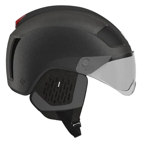 Kask rowerowy LAZER Nova KinetiCore Czarny Miejski z lampką (rozmiar S)