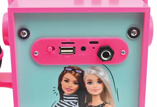 Głośnik mobilny LEXIBOOK Barbie BTP180BBZ Różowy