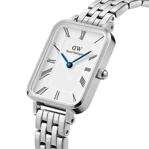 Часы Daniel Wellington Quadro Roman Numerals 5-Link Watch DW00100691 Silver