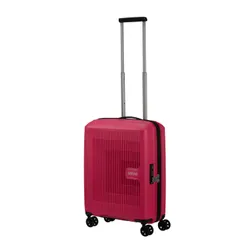 Walizka mała poszerzana American Tourister AeroStep - pink flash