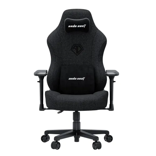 Fotel Anda Seat Phantom 3 Pro L Gamingowy do 120kg Tkanina Ciemnoszary