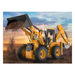 Zdalnie sterowany samochód COIL auto RC pilot koparka JCB pojazd metal żółta