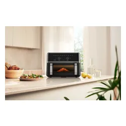 Air Fryer Frytkownica beztłuszczowa MOVA FD20S Pro Czarny 10l z okienkiem podglądu 10 programów automatycznych