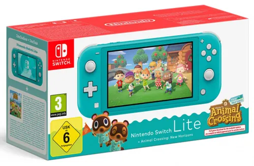 Konsola NINTENDO Switch Lite Turkusowy + ACNH Bundle
